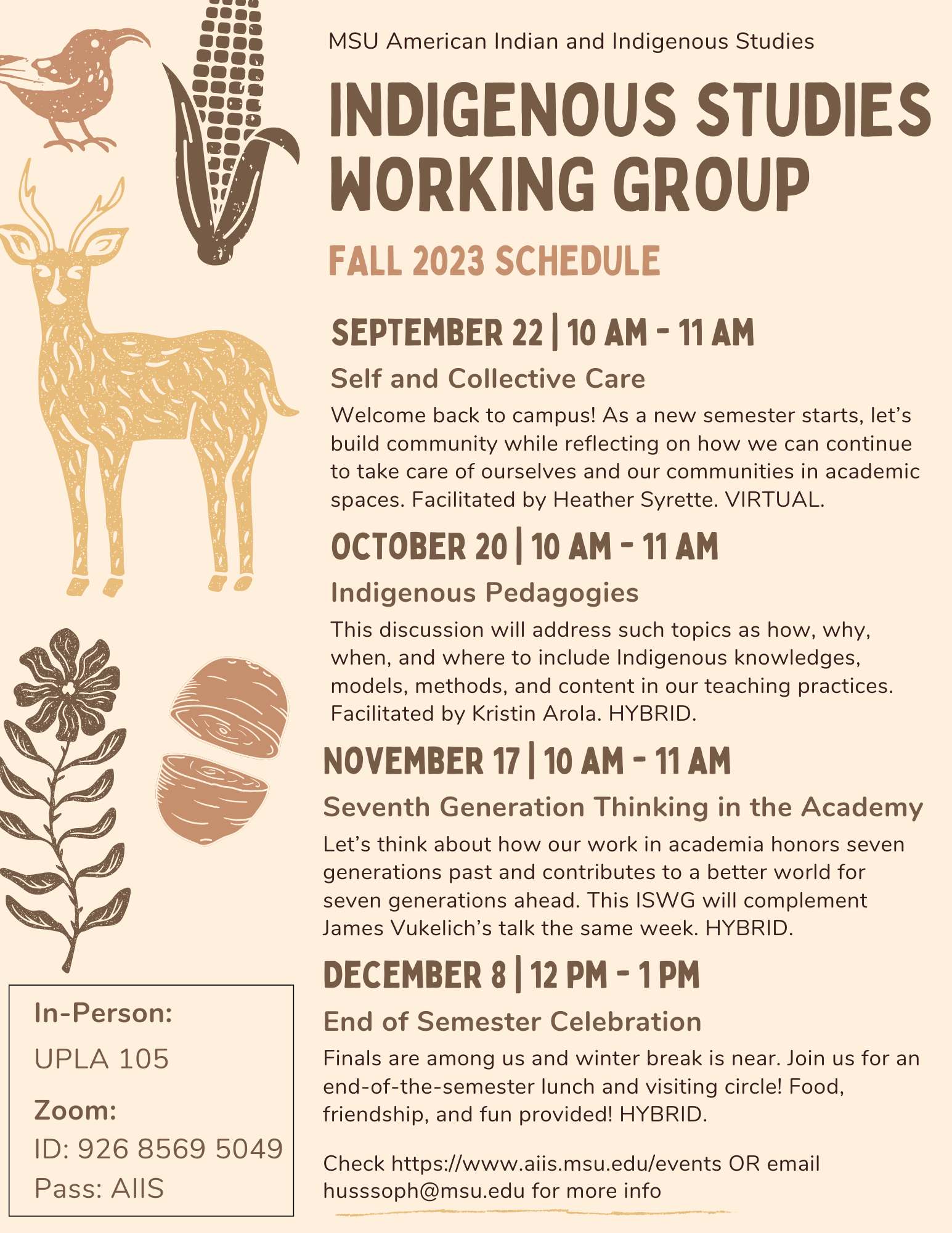 Read more about the article Fall 2023 Indigenous Studies Working Group